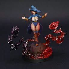 Picture of print of Arcane Witch Pose 4 - 6 Variants and Pinup