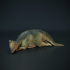 Parasaurolophus baby sleeping - dinosaur image