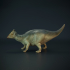 Parasaurolophus baby standing - dinosaur image