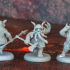 DWARF: Dwarves in Full Plate armors /Modular/ /Pre-supported/ print image