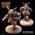 DWARF: Dwarves in Full Plate armors /Modular/ /Pre-supported/ image