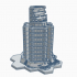 Ruined Corporate HQ Tower with Hex Base SFRHB047 image