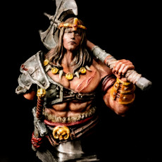 Picture of print of Human Barbarian - Bust