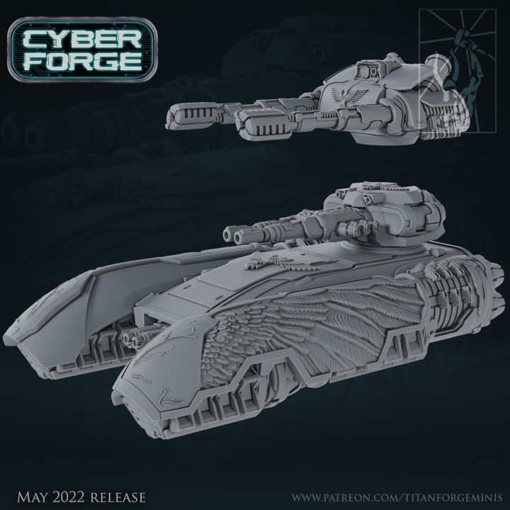 $15.00Cyber Forge Red vs Blue Angelus Brutus Grav Tank
