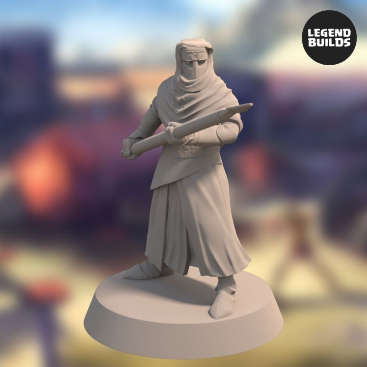 $2.99Night’s Cult Zealot with Spear Pose 2 – 3D printable miniature – STL file