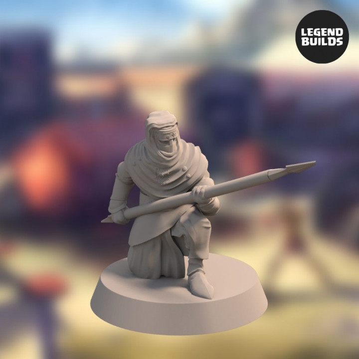 $2.99Night’s Cult Zealot with Spear Pose 3 – 3D printable miniature – STL file