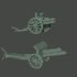 6-15mm German Great War Artillery: 7.7cm FK 96 & 15cm sFH 13 WWI-DE-5 image