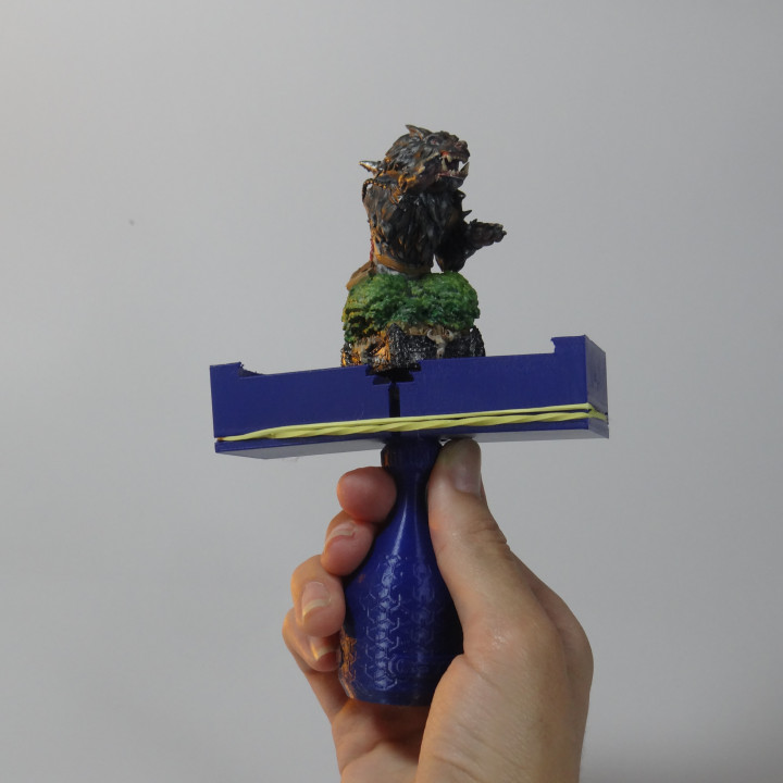 Painting handle for miniatures - Aladdin Handle | 3D Print Model