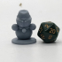 Kirby inspired, Chilly, Tabletop DnD miniature image