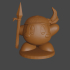 Kirby inspired, Bandana Waddle Dee, Tabletop DnD miniature image