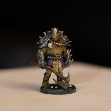 Picture of print of Bugbear Warchief - Book of Beasts - Tabletop Miniature (Pre-Supported)
