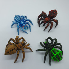 Picture of print of Giant Spiders + Creep Spider