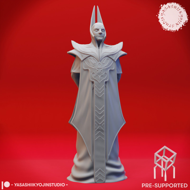 $2.99Red Wizard - Tabletop Miniatures (Pre-Supported)