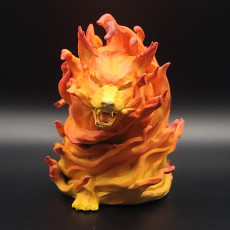 Picture of print of Fire Elemental - Tabletop Miniature (Pre-Supported)