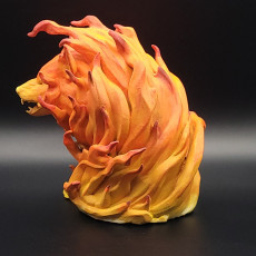 Picture of print of Fire Elemental - Tabletop Miniature (Pre-Supported)