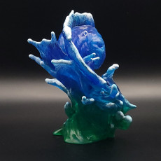 Picture of print of Water Elemental - Tabletop Miniature (Pre-Supported)