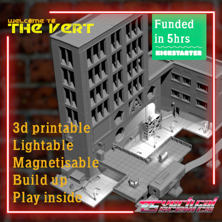 The Vert Cyberpunk building kit - All-in Kickstarter version's Cover