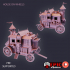 House on Wheels / Mount Drawn Carriage / Gothic Vehicle / Mystery Building / Monster Hut image