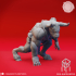 Charging Minotaur - Book of Beasts - Tabletop Miniature (Pre-Supported) image