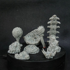 Picture of print of Hive Terrain Set (pre-supported)