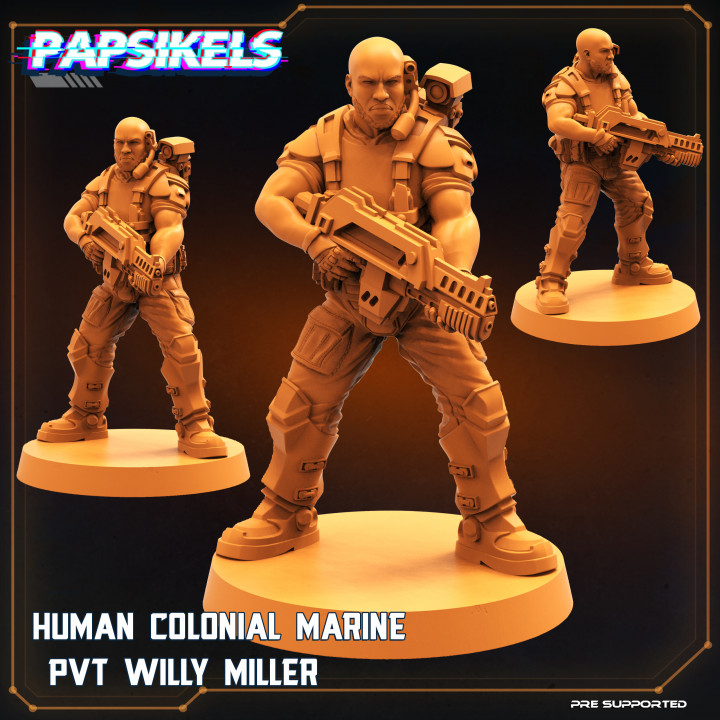 $3.99HUMAN COLONIAL MARINE PVT WILLY MILLER