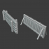 Simple medieval palisades to protect infantry image