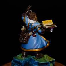 Picture of print of Galnick Manastorm - Gnome Wizard