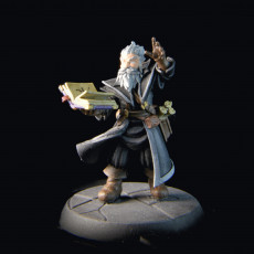 Picture of print of Galnick Manastorm - Gnome Wizard