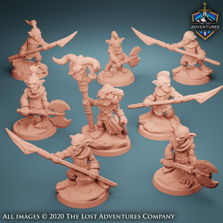 Goblin Warband (Set of 8) (Pre-Supported)'s Cover