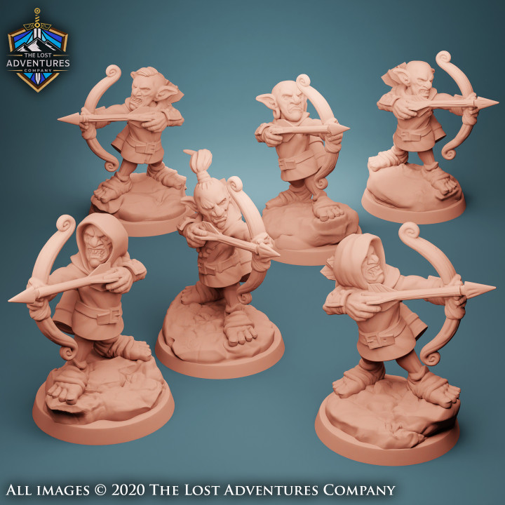 Goblin Archers (Set of 6) (Pre-Supported)'s Cover