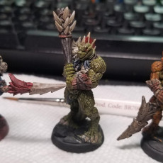 Picture of print of Lizardfolk (Set of 5) (Pre-Supported)