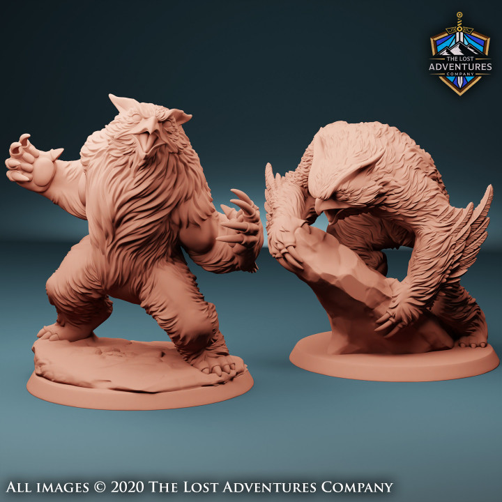 Owlbears (Set of 2) (Pre-Supported)'s Cover