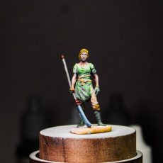 Picture of print of Lily - Human Barbarian - DnD is a Woman Free STL