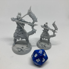 Picture of print of Tribal hunter character (2 poses)