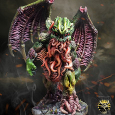 Picture of print of Cthulhu (pre supported)