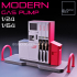 Modern Gas Station Diorama 1-24 and 1-64th scale 3D print model image