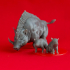 Giant Boar Piglets - Tabletop Miniature (Pre-Supported) image