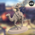 Camel Riders of Qams - Pose 5 - 3D printable miniature – STL file image