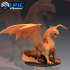 Adult Bronze Dragon / Legendary Drake / Winged Mountain Encounter / Magical Beast image