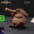 Owlkin Pirate 1B Miniature - Pre-Supported image