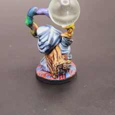 Picture of print of Owlkin Necromancer 1B Miniature - Pre-Supported