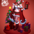 Polina (Xmas Elf) Pin Up, 75mm, (NSFW Version) Pre-Supported image