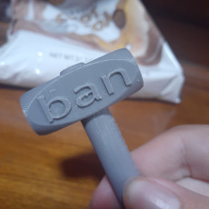 Picture of print of Ban hammer
