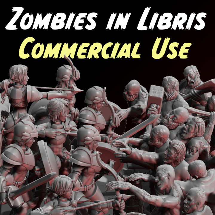 Zombies in Libris - Commercial's Cover
