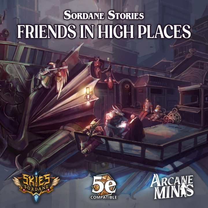 PDF + Maps - Friends in High Places Adventure's Cover