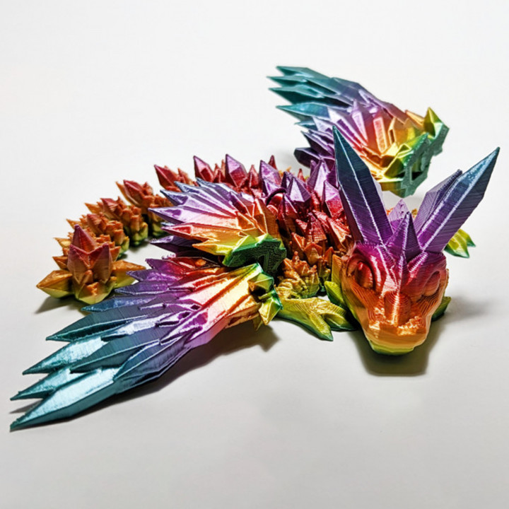 3D Printable Crystalwing BABY Dragon by Cinderwing3D