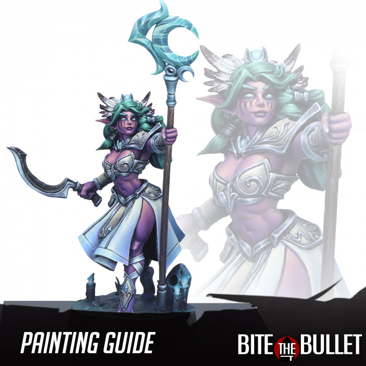 $1.99[PDF Only] (Painting Guide) Tiana, the Sorceress Night Elf