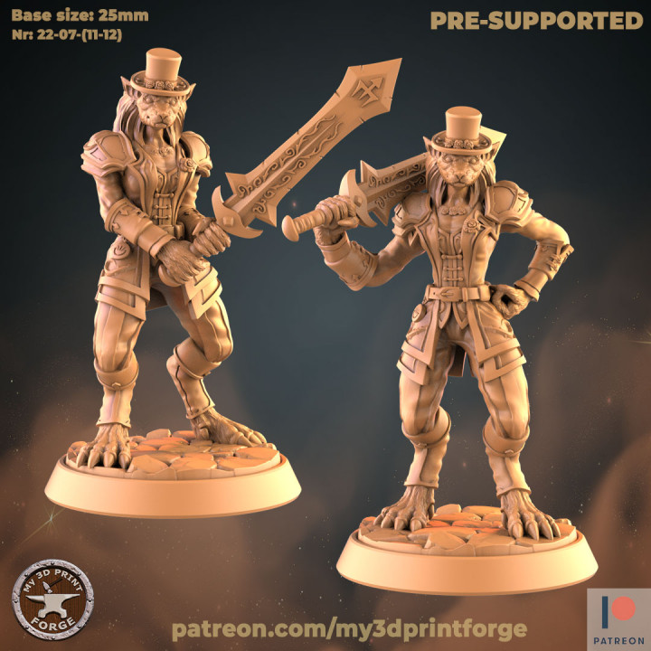 $5.50Werewolf Female with Sword Two models