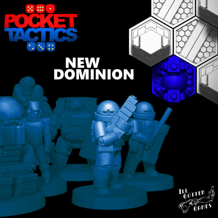 Pocket-Tactics: New Dominion's Cover