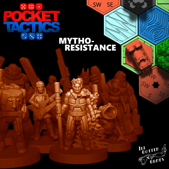 Pocket-Tactics: Mytho-Resistance's Cover